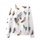 thumbnail image 4 of ICHUANYI Clearance Women's Round Neck Fashion Casual Long Sleeve Christmas Print Sweatshirt Tops Blouse(White, S) ICHUANYI WER2023081015443, 4 of 5