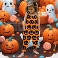 thumbnail image 2 of Kwasome Kid Rompers For Girls Toddler Baby Girl Halloween Prints Jumpsuit Sleeveless Romper Pants Outfits Black Adorable Kid Rompers For Girls 1-2 Years, 2 of 5