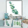 thumbnail image 3 of Designart 'Young Eucalyptus Branches and Leaves II' Traditional Framed Art Print, 3 of 4