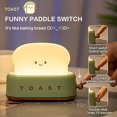 thumbnail image 3 of Söt Bröd LED Nattlampa, USB Uppladdningsbar Toast Nattlampa, Hem Nattlampa Sänglampa Skrivbordsdekor för Barn, 3 of 5