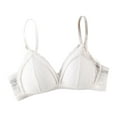 thumbnail image 1 of Sujetador de realce Sonducket lencería agradable a la piel Bralette Blanco S/M 70/75AB, 1 of 6