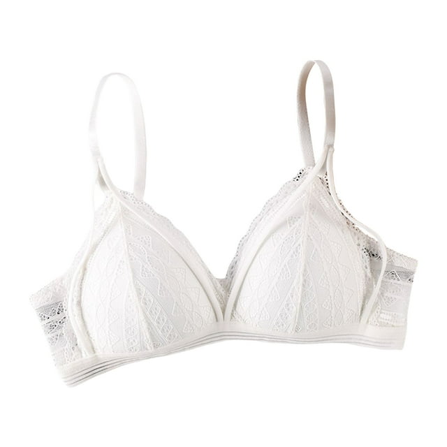 Sujetador de realce Sonducket lencería agradable a la piel Bralette Blanco S/M 70/75AB