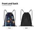 thumbnail image 5 of Easygdp Solar System Drawstring Backpack, Beach Sackpack, Travel Sackpack Lightweight for Sports, Gym, Travel, Swimming - Small, 5 of 9