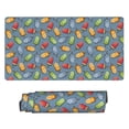 thumbnail image 2 of Kdxio Fruit Ice Cream Print Large Gaming Mouse Pad,Non-Slip Base,Water Resist Keyboard Pad for Gamer,Office & Home,29.5 x 15.8 in, 2 of 9