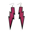thumbnail image 1 of Qarigey 1 par de pendientes, accesorio de moda Flash, gotas para los oídos para el vestido diario del banquete Ropa, zapatos y accesorios Miscelánea Fucsia, 1 of 6