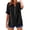 Black, variant on Linen Blouses for Women Button Down Shirt Women Cotton Linen Tops for Women Tunic Top Cotton Gauze Shirt Gauzy Tops for Women Casual Shirts Black S