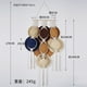 thumbnail image 2 of Nvzi Perchas de macramé para sombreros, perchero boho para colgar en la pared,organizador de almacenamiento para sombreros de ala ancha, 66,9 x 17,7 pulgadas, color blanco, 2 of 4