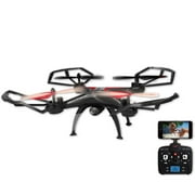 Swift Stream Z-10 Large 19in Hobby Grade Remote Control Quadcopter Drone with Wifi Camera, Black