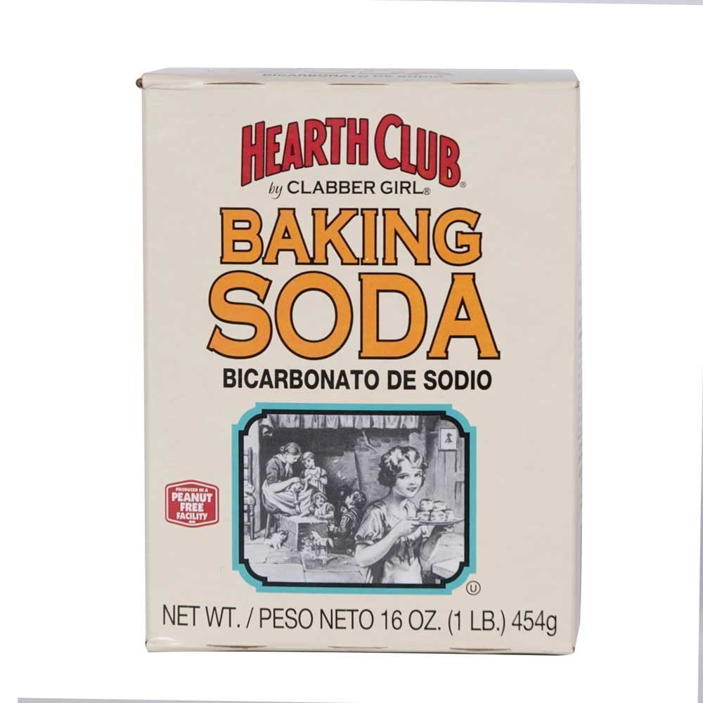 24 PACKS Clabber Girl Hearth Club Baking Soda, 1 Pound