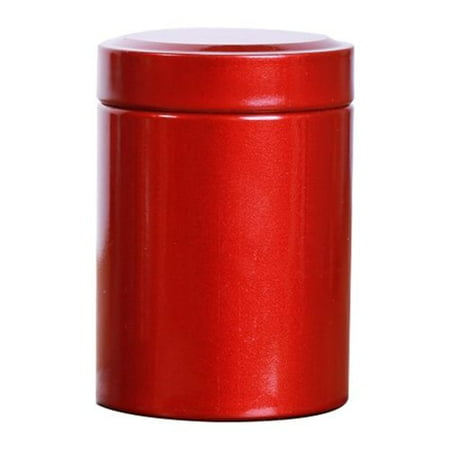 Tea And Coffee Tins Fancyleo 2 Pcs Small Tin Can Box with Airtight Lids Canister for Coffee Tea Candy Storage Loose Leaf Tea Tin Containers Storage ()
