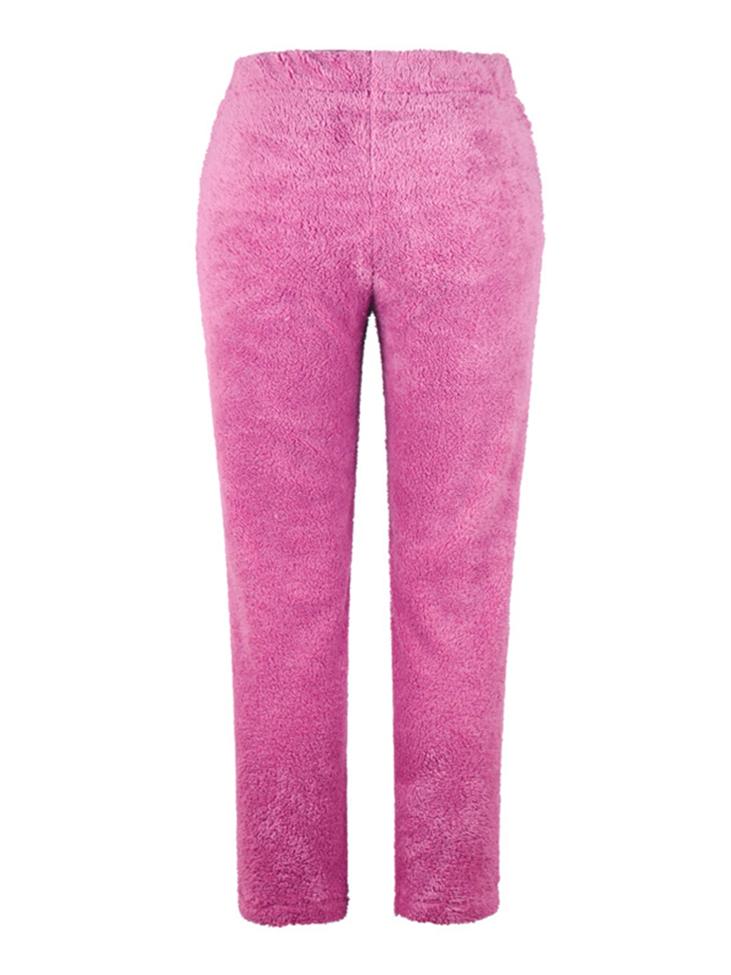 Springrain Womens Fuzzy Pajama Pants Fluffy Lounge Pants Warm