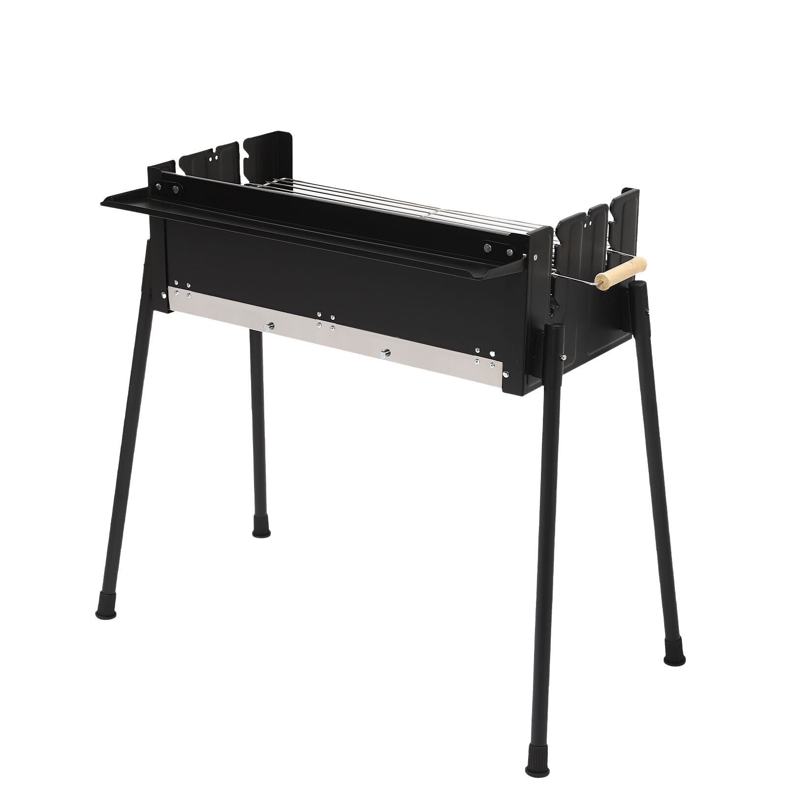 Charcoal BBQ Grill – Foldable, Height Adjustable, 3-8 People