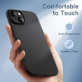 thumbnail image 6 of JETech Ultra Slim (0.35mm Thin) Case for iPhone 15 6.1-Inch, Camera Lens Cover Full Protection, Lightweight Matte Finish PP Hard Minimalist Case, Support Wireless Charging (Black), 6 of 6