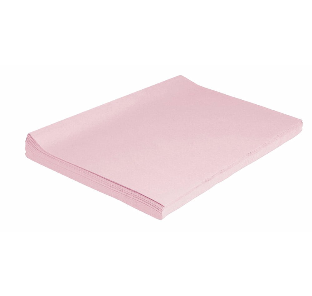 Spectra 006198 Deluxe Bleeding Recyclable Art Tissue Paper, Baby Pink