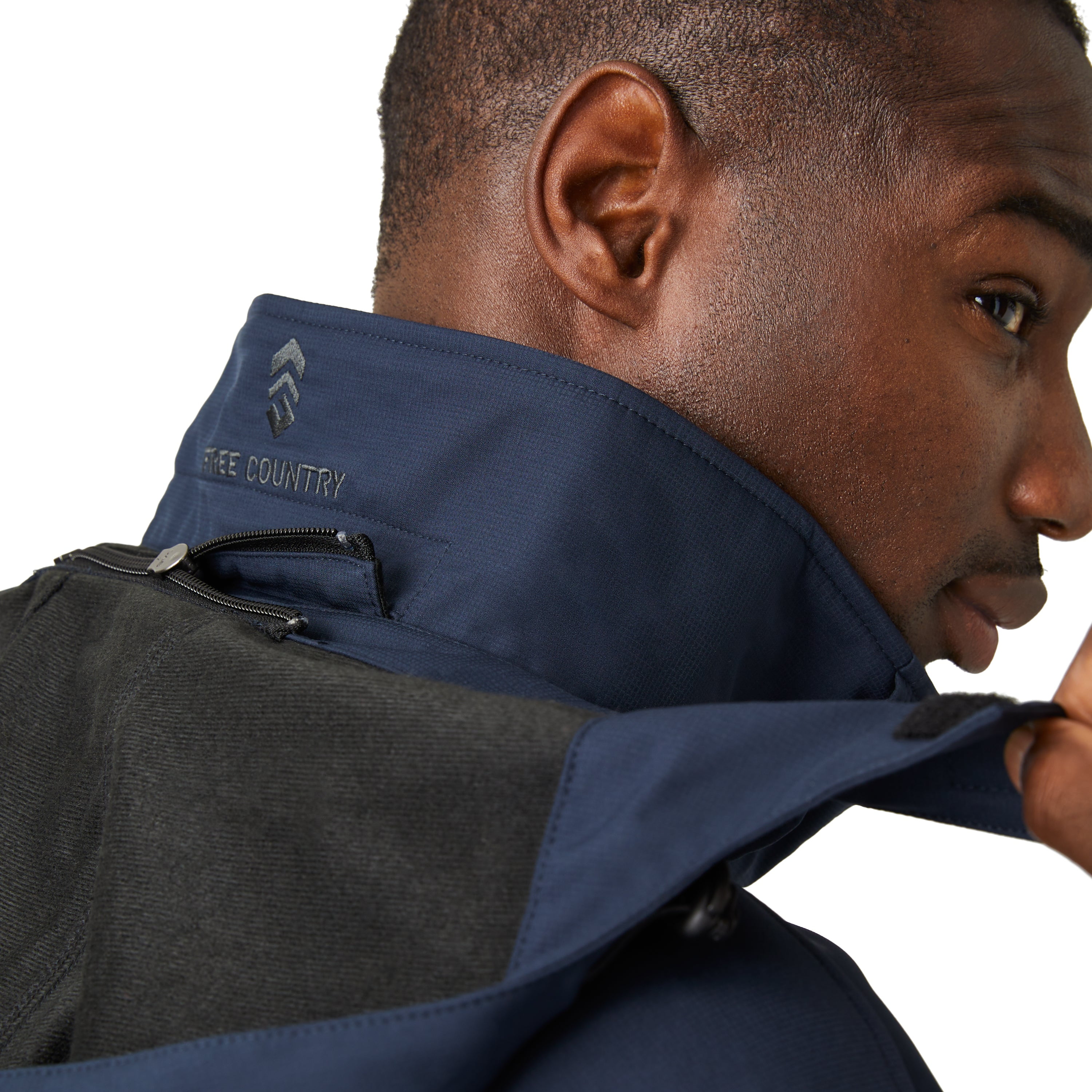 Free Country Men s Odyssey II Flex Super Softshell Jacket Dark