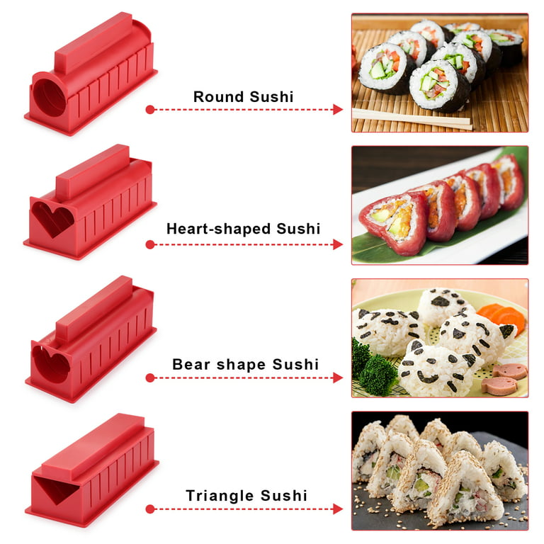 Sushi Maker Kit, AGPtek 11pcs DIY Sushi Making Kit Roll Sushi