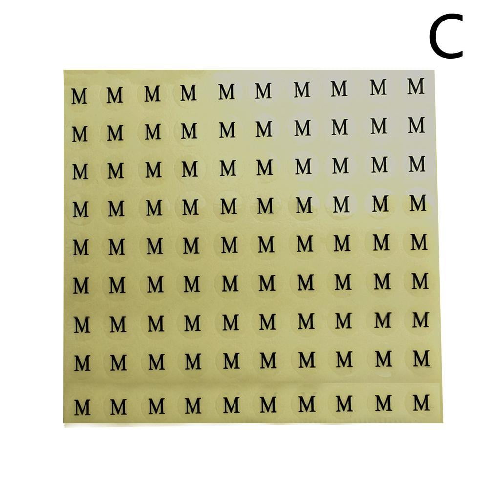 Garment Self Adhesive Retail Clothing Tags Stickers Shirt Labels Size Labels Clothing Size Sticker V5O3