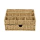 thumbnail image 1 of Cesta de almacenamiento tejida, organizador de escritorio, caja de almacenamiento multiusos, organizador de maquillaje para artículos de tocador y, 1 of 8
