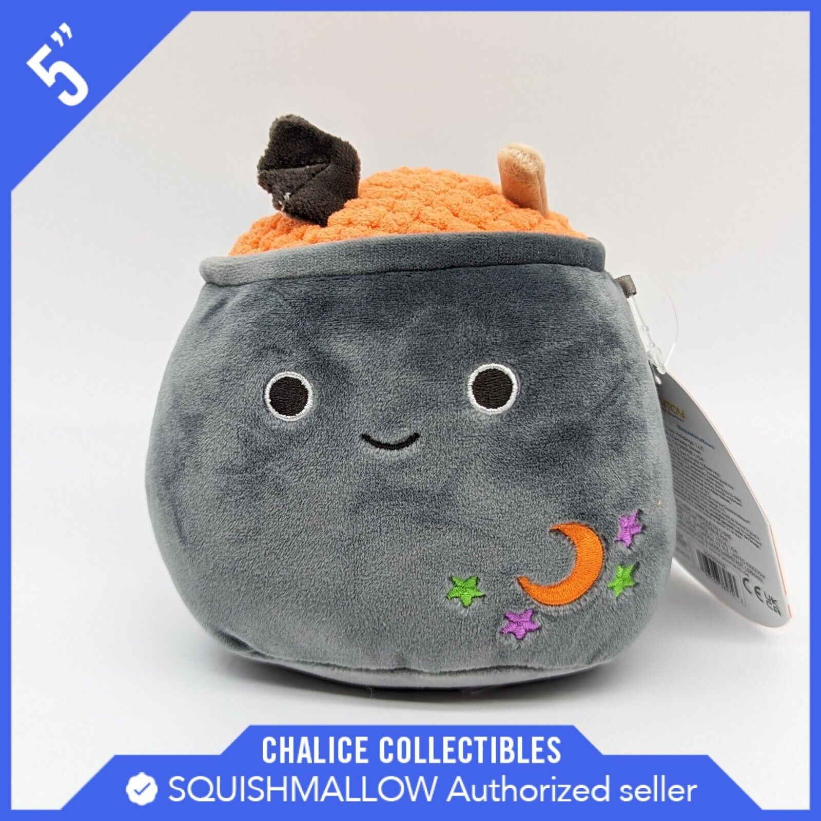 Squishmallow Kellytoy Plush Halloween 2023 Morrison the Cauldron 5