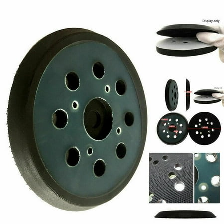 

5 Inch 8 Hole Sanding Pad with with 60 PCS 5 Inch 8 Holes Hook and Loop Sanding Discs Sandpaper 40 60 80 120 180 240 Grits Replacement Pad for DeWalt 151281-08