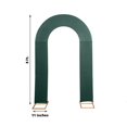thumbnail image 3 of Efavormart 7ft Hunter Emerald Green Spandex Fitted Open Arch Backdrop Cover, Double-Sided U-Shaped Wedding Arch Slipcover, 3 of 11