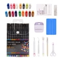 thumbnail image 1 of Riwcyla 41PCS Craft Weeding Tools Accessory Set for Vinyl Kit , Includes 17,Piece Pen Set 12 Pen Adapters Scissors Tweezers Scraper and Engraving Knife with 5pcs Replaceable for Scrapbooking Silhou, 1 of 6