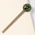 thumbnail image 4 of St. Patrick's Day Book Lovers' Lace Bookmark in Antique Bronze: a Stylish Accessory for Readers and Bookworms, 4 of 5