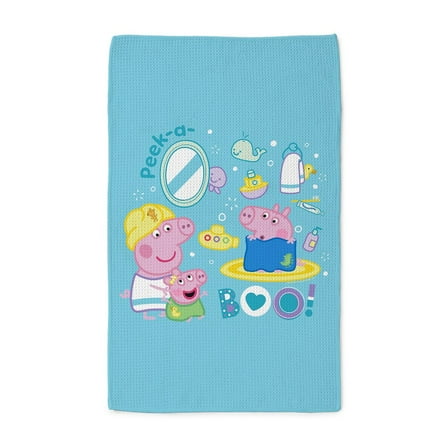 CafePress - Peppa Pig: Bath Time - Tea Towel