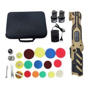 Cordless Car Polisher Set 6 Speed Two Buffer with Pad