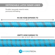 HydroTech Pro Series 3/4 x 25ft Expandable Garden Hose - Kink-Free, 2x Flow, Lightweight