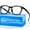 **Light Black, variant on Transparent with Red Lenses Blue Light Glasses for Computer & Gaming - Anti UV Ray Lenses, Scratch-Resistant & Comfort Fit