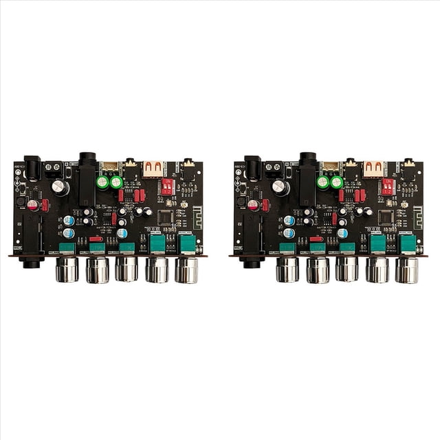 2X DAM H1 Karaoke Reverb Board Micrófono de Efecto Frontal Cantando con Bluetooth USB Decode Board(B)