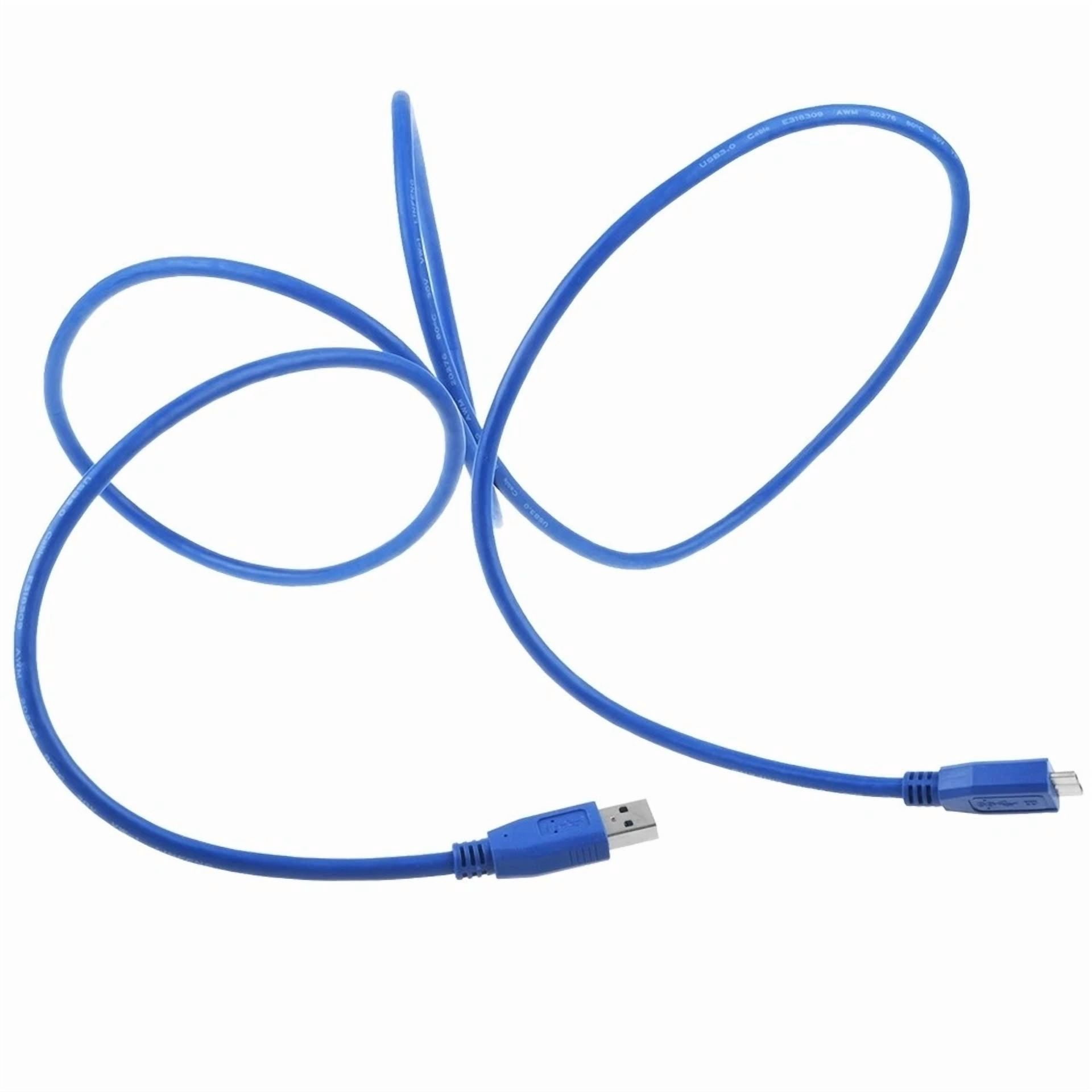 BUTTERFLY- Usb 3.0 Power Charger Data Cable/Cord/Lead For Maxtor External Hard Drive Disk