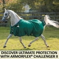 thumbnail image 2 of ARMORFLEX Challenger II Adjusta-Fit Medium Surcingle Horse Blanket | Green | 78, 2 of 9