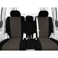 thumbnail image 2 of CalTrend Front 40/20/40 Split Bench NeoSupreme Seat Covers for 2015-2019 Chevy Silverado 3500 HD - CV596-03NN Charcoal Insert with Black Trim, 2 of 3