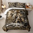 thumbnail image 2 of Erosebridal 3D Bear Print Twin Quilt Set for Boys, Rustic Branches Twin Coverlet Set, 2-Piece, 2 of 7