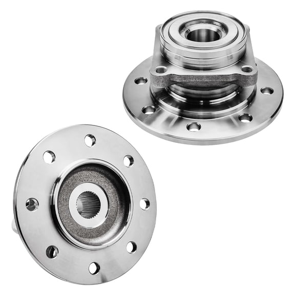 Detroit Axle - 2 Front Wheel Bearing Hubs for 1988-1994 Chevrolet GMC K2500 K3500 [8 Lug] 1989 1990 1991 1992 1993, Wheel Bearing Hubs Assembly Replacement