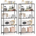 thumbnail image 1 of Gymax 2PCS 5-Tier Metal Storage Shelving Unit w/V-Shaped Wire Rack for Kitchen Garage, 1 of 10