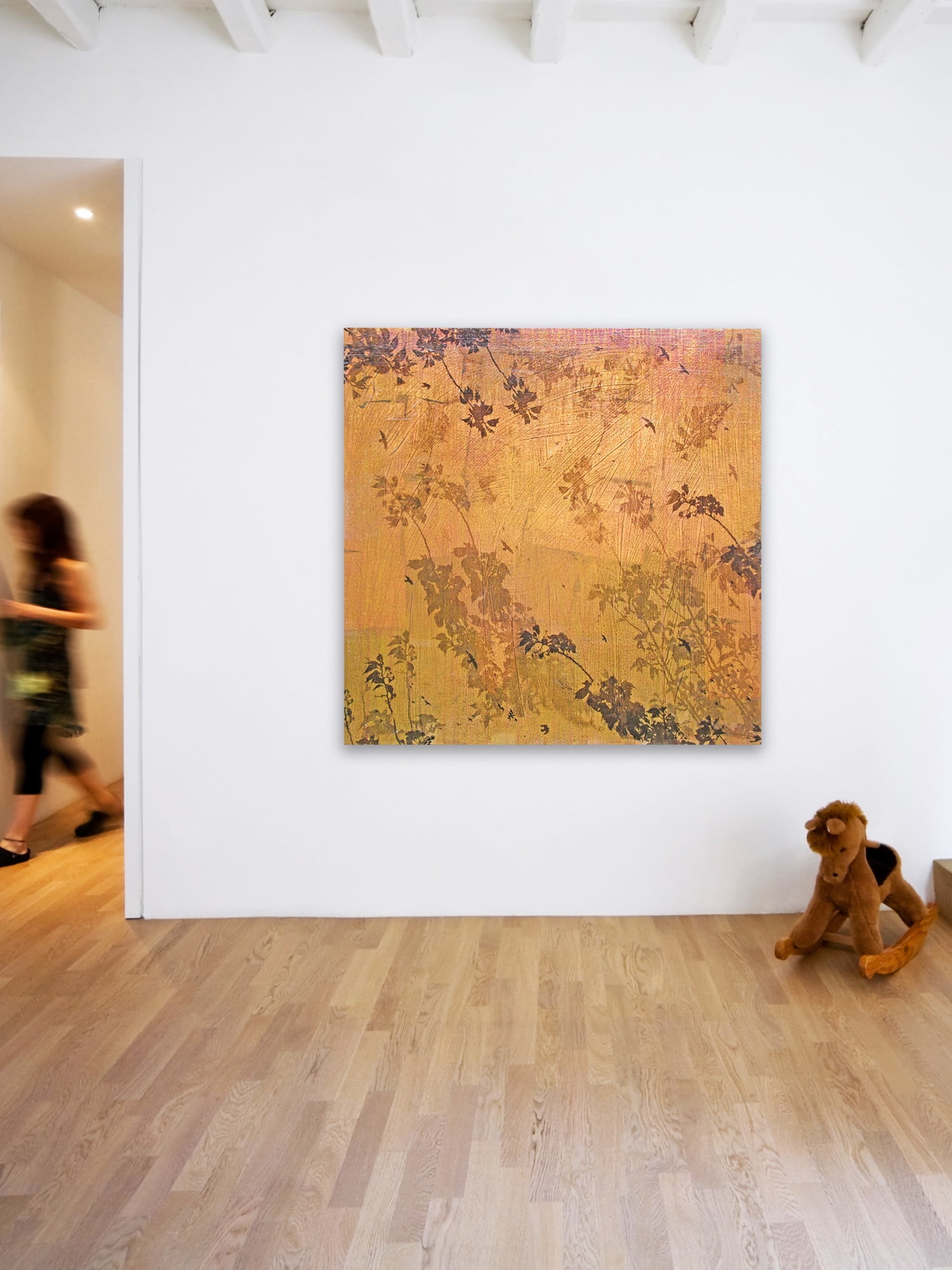 Marmont Hill "Sapiro" by Tracy Silva Barbosa Painting Print on Canvas