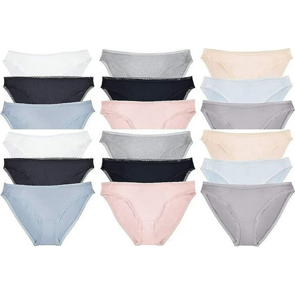 Yacht & Smith Womens Panties 95% Cotton Soft Underwear, Soft Panty Briefs in Bulk