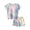 Tie Dye 7, variant on Arshiner Girls 2-Piece Tie Dye Pajamas Set Trendy Lounge Set Kids Sleepwear