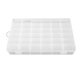 thumbnail image 1 of Caja De Joyería Transparente Con 36 Rejillas, Divisores Extraíbles, Estuche Organizador Transparente De Plástico Portátil Para Pendientes, Anillos Y Cuentas, 1 of 8