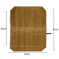 thumbnail image 2 of Waxed Canvas Cutter Roll Bag Extra-wide Pocket For Chef's Knives Lightweight, 2 of 12