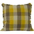 thumbnail image 1 of Buffalo Check Gold & Tan 24" x 24" Decorative Cushion, 1 of 1