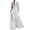 White, variant on SETOOFF Women Stand Collar Button Front Maxi Dress Long Puff Sleeve Vertical Pleated Bodice Gathered Waist Flowy Long Dress with Side Pockets Casual Travel Weekend Outdoor Daily Outfits