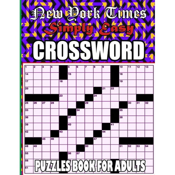 New York Times Simply Easy Crossword Puzzles: 100 Medium Puzzles Book For Adults (Paperback)