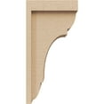 thumbnail image 3 of 6"W x 6"D x 12"H Wide Bryant Rough Cedar Woodgrain TimberThane Corbel, Primed Tan, 3 of 6