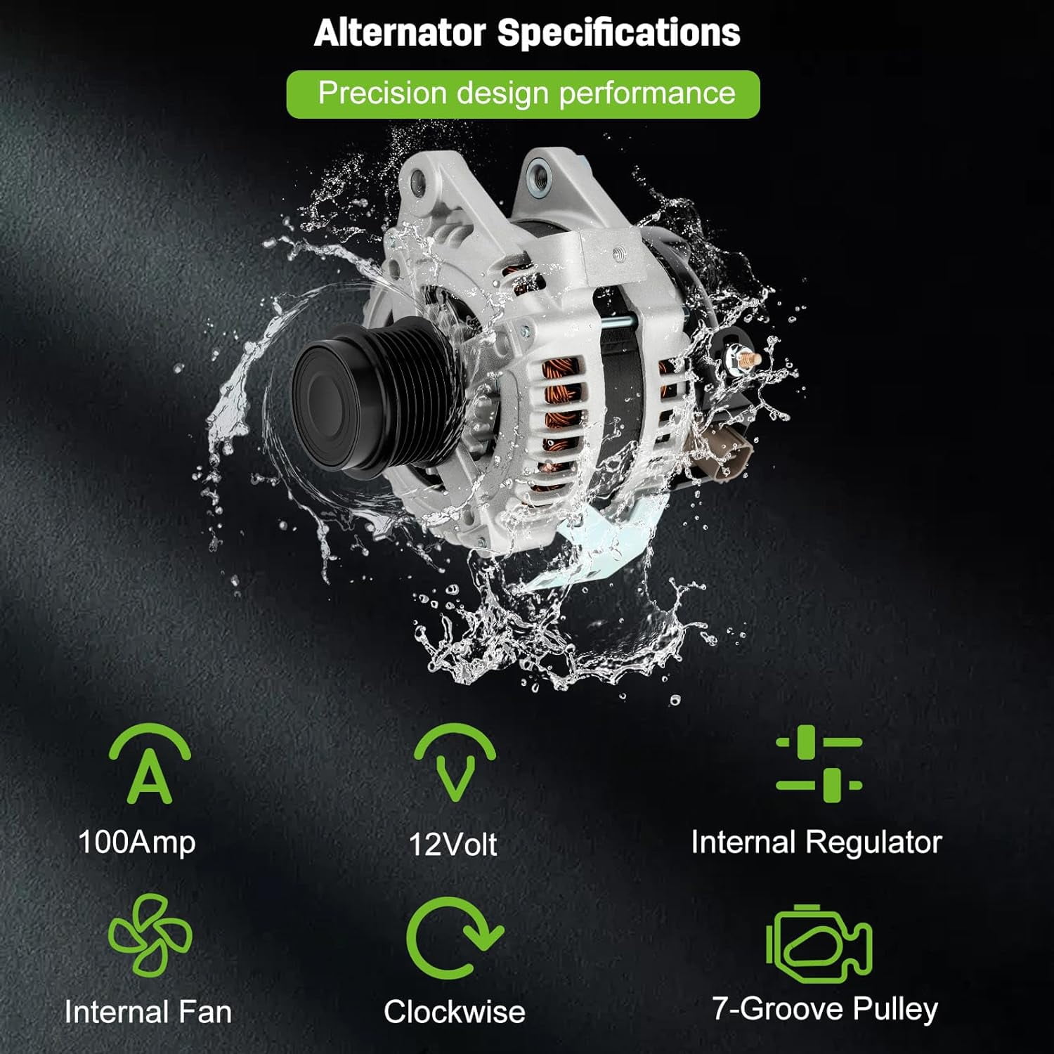 💸SCITOO 11195 Alternator Replacement for Scion for xB 2008-2013, for Toyota for Camry 2007-2009, for Toyota for Corolla 2009-2010, for Toyota for Matrix 2009-2013