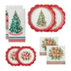 The Pioneer Woman Christmas Tree Holiday Paper Party Supply Bundle