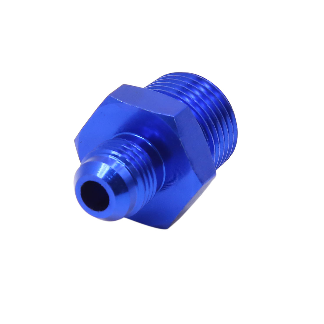 Blue Aluminum Alloy AN61/2 Straight Fuel Oil Hose Fitting Adapter for